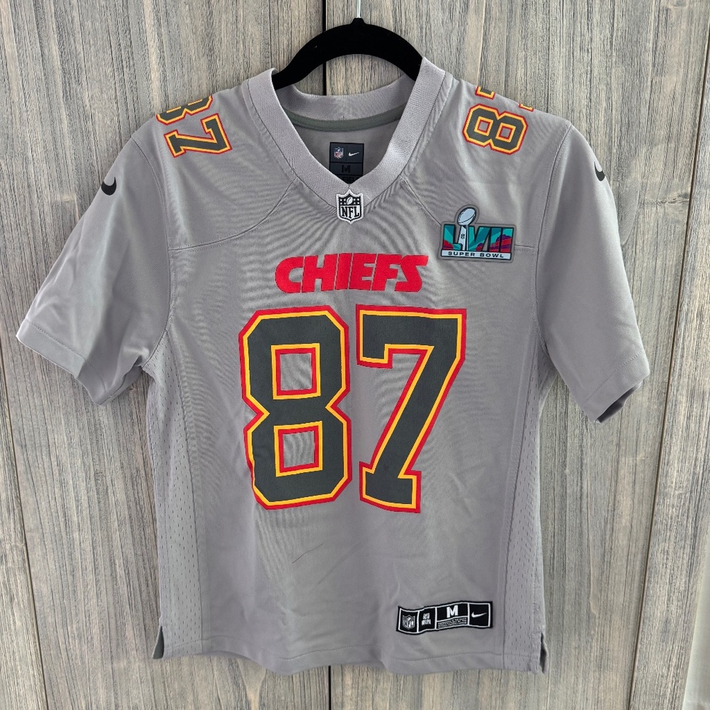 Nike Travis Kelce Youth Jersey Super Bowl LVII Winners